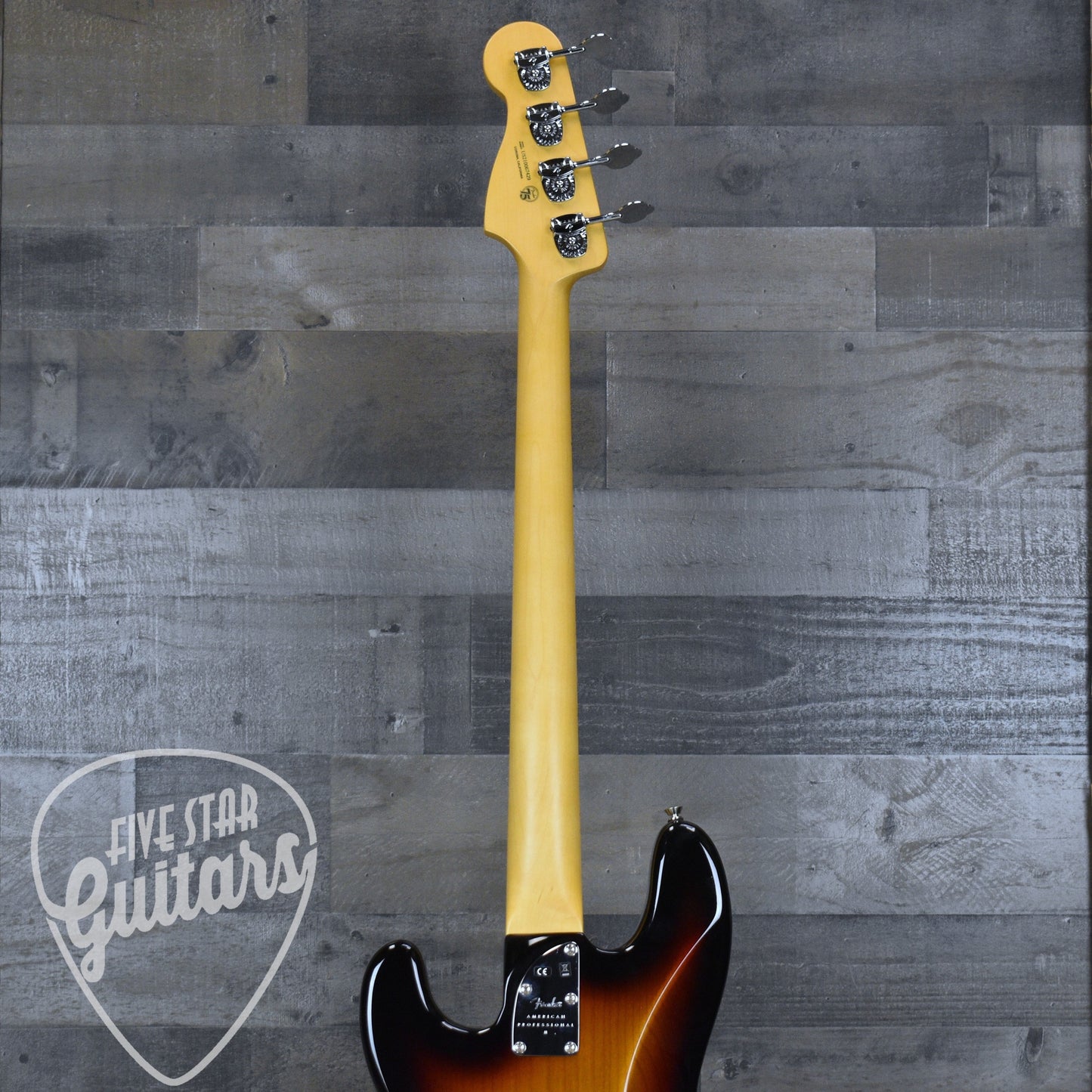 Pre-Owned Fender American Professional Precision Bass - 3 Color Sunburst with Hardshell Case