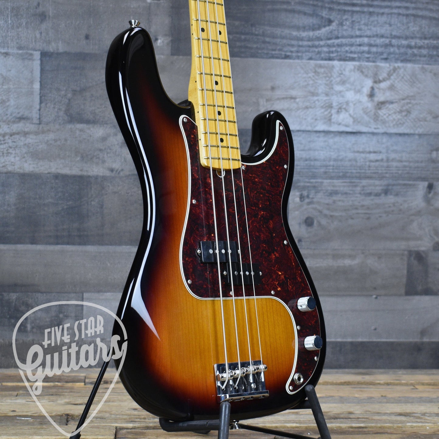 Pre-Owned Fender American Professional Precision Bass - 3 Color Sunburst with Hardshell Case