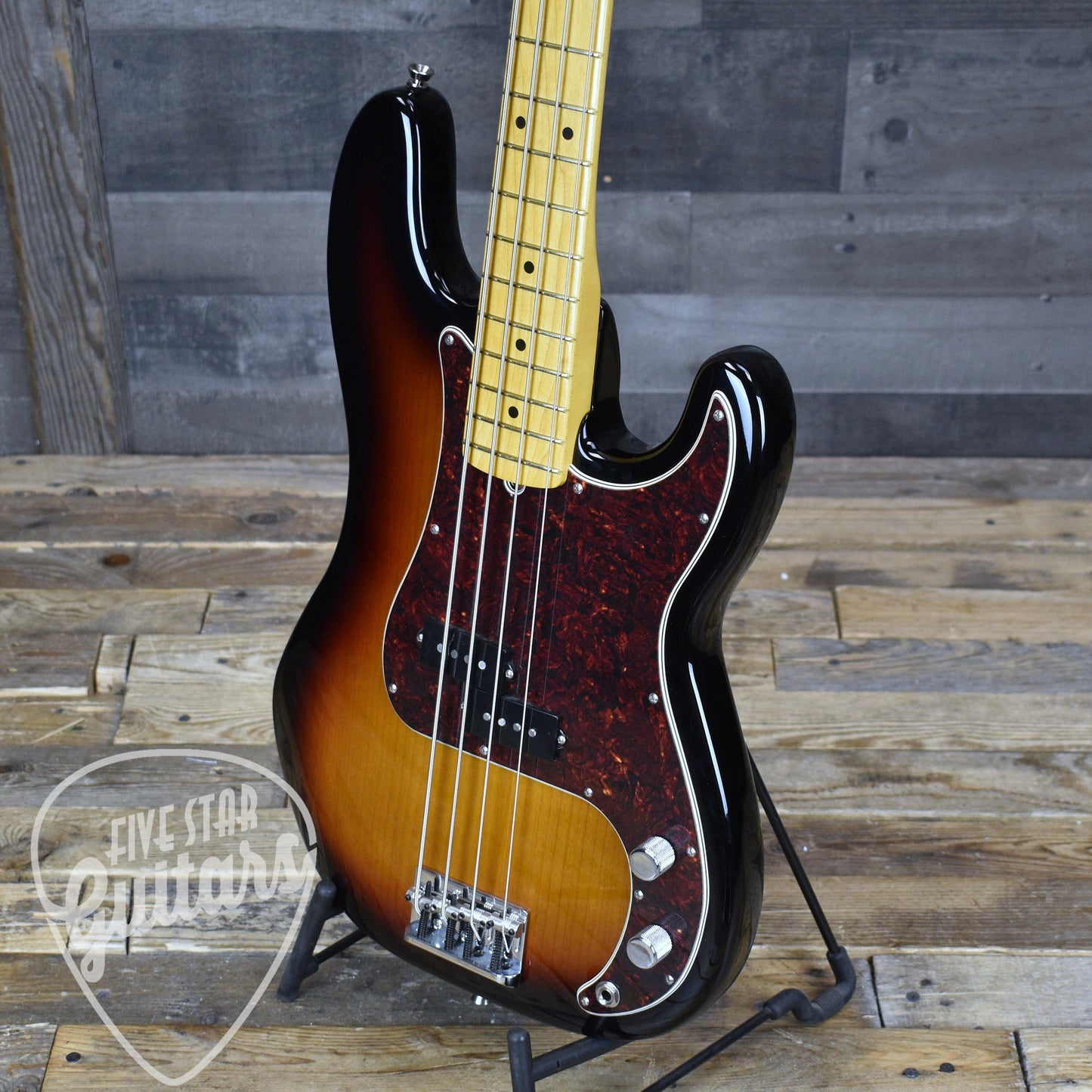 Pre-Owned Fender American Professional Precision Bass - 3 Color Sunburst with Hardshell Case
