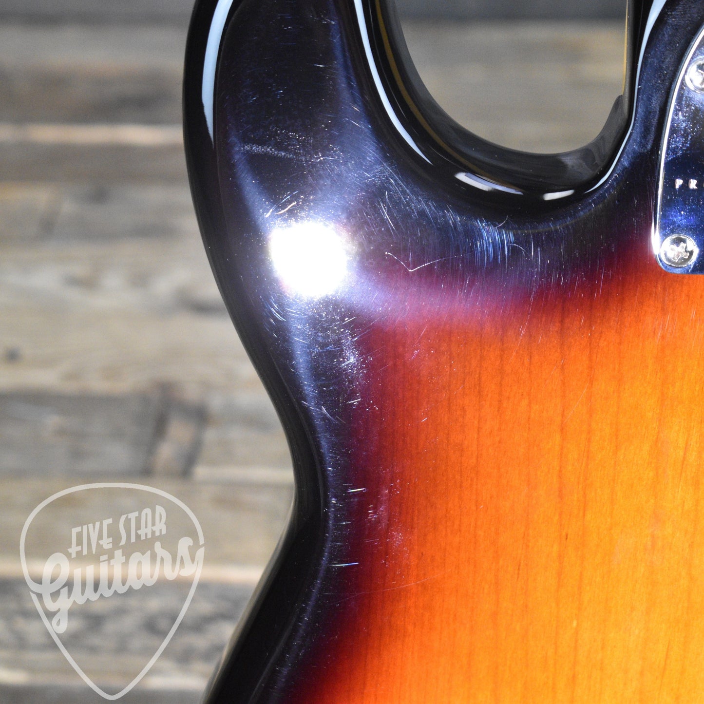 Pre-Owned Fender American Professional Precision Bass - 3 Color Sunburst with Hardshell Case