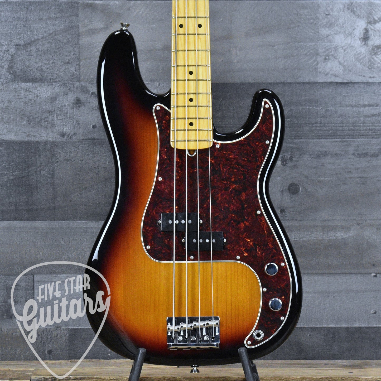 Pre-Owned Fender American Professional Precision Bass - 3 Color Sunburst with Hardshell Case