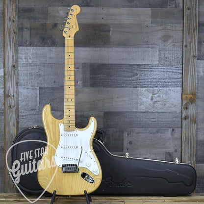 Pre-Owned Fender American Standard Stratocaster - Natural with Hard Shell Case