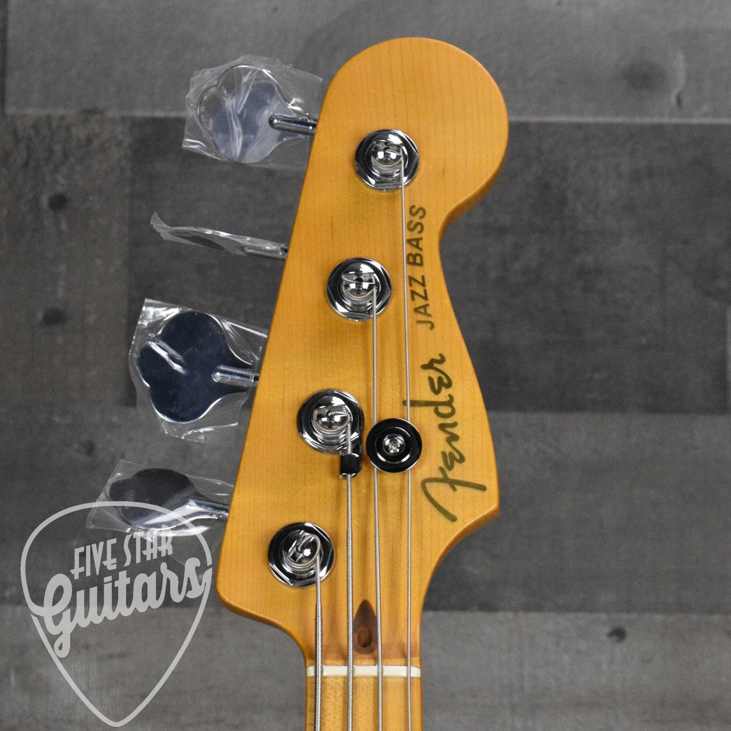 Pre-Owned Fender American Ultra II Jazz Bass Maple Fingerboard - Sinister Red with Deluxe Molded Case