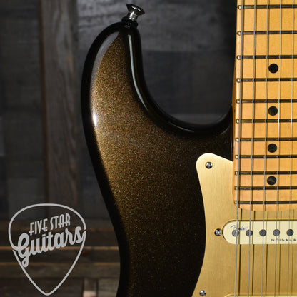 Pre-Owned Fender American Ultra Stratocaster - Texas Tea with Hardshell Case