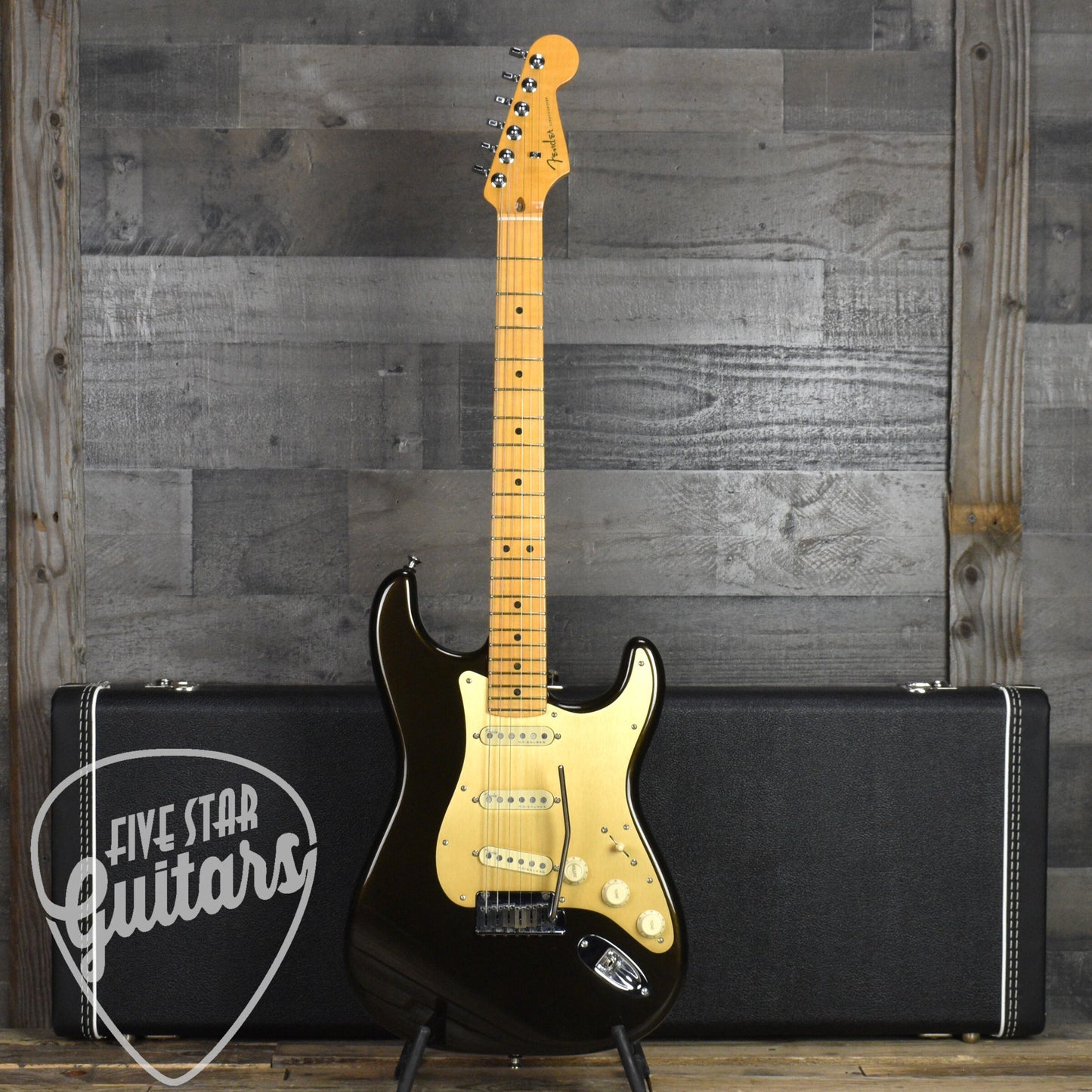 Pre-Owned Fender American Ultra Stratocaster - Texas Tea with Hardshell Case