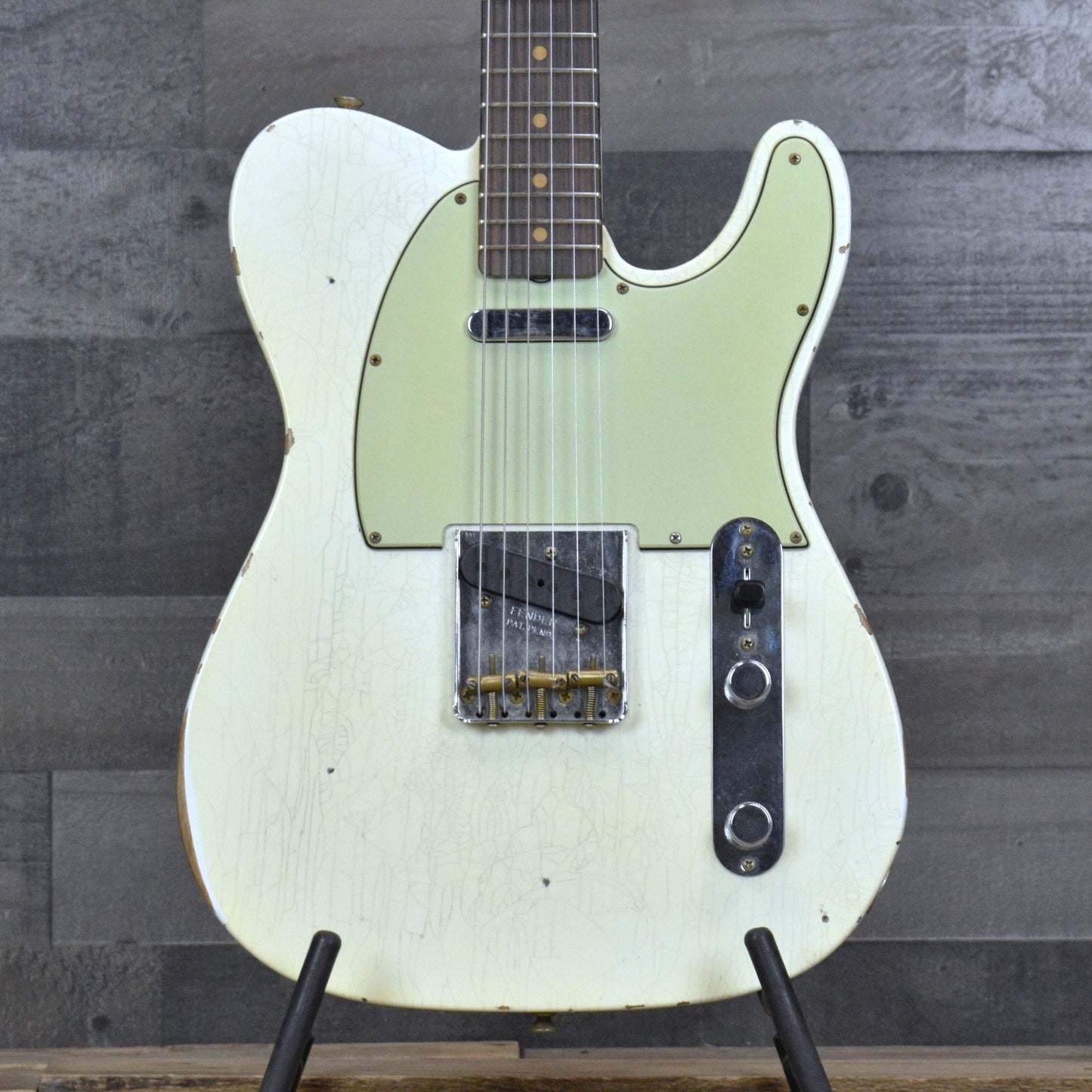 Pre-Owned Fender Custom Shop '61 Telecaster - Aged Olympic White with Hardshell Case