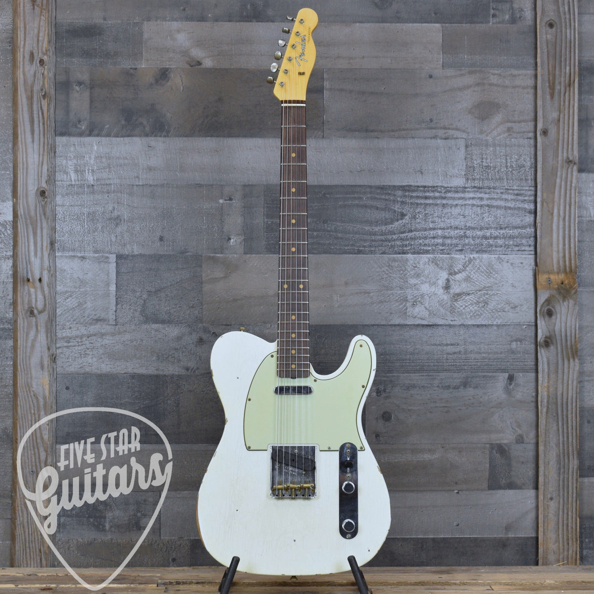 Pre-Owned Fender Custom Shop '61 Telecaster - Aged Olympic White with Hardshell Case