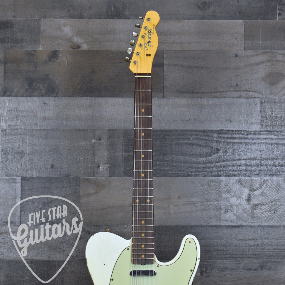 Pre-Owned Fender Custom Shop '61 Telecaster - Aged Olympic White with Hardshell Case