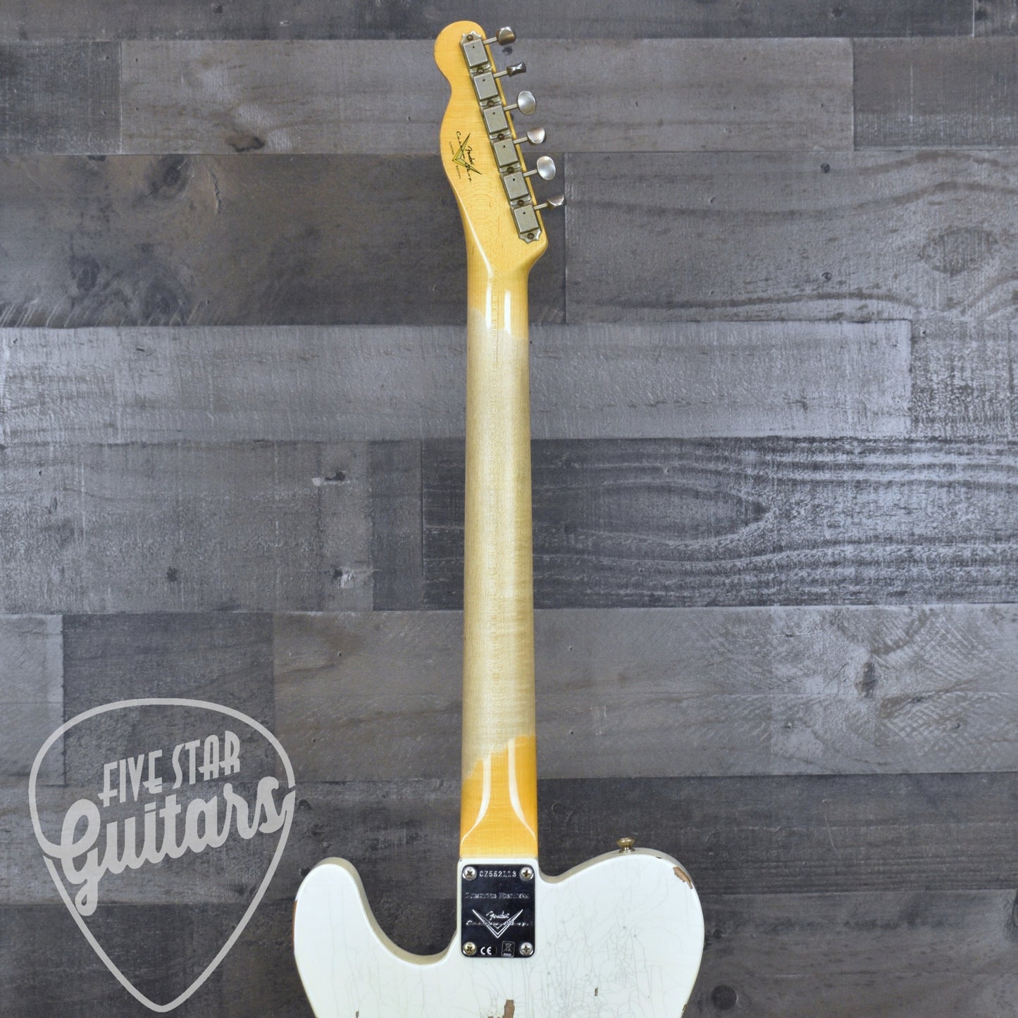 Pre-Owned Fender Custom Shop '61 Telecaster - Aged Olympic White with Hardshell Case