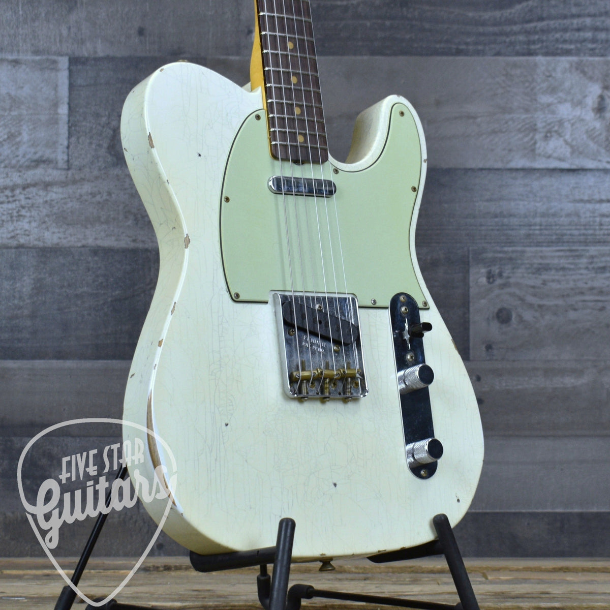 Pre-Owned Fender Custom Shop '61 Telecaster - Aged Olympic White with Hardshell Case