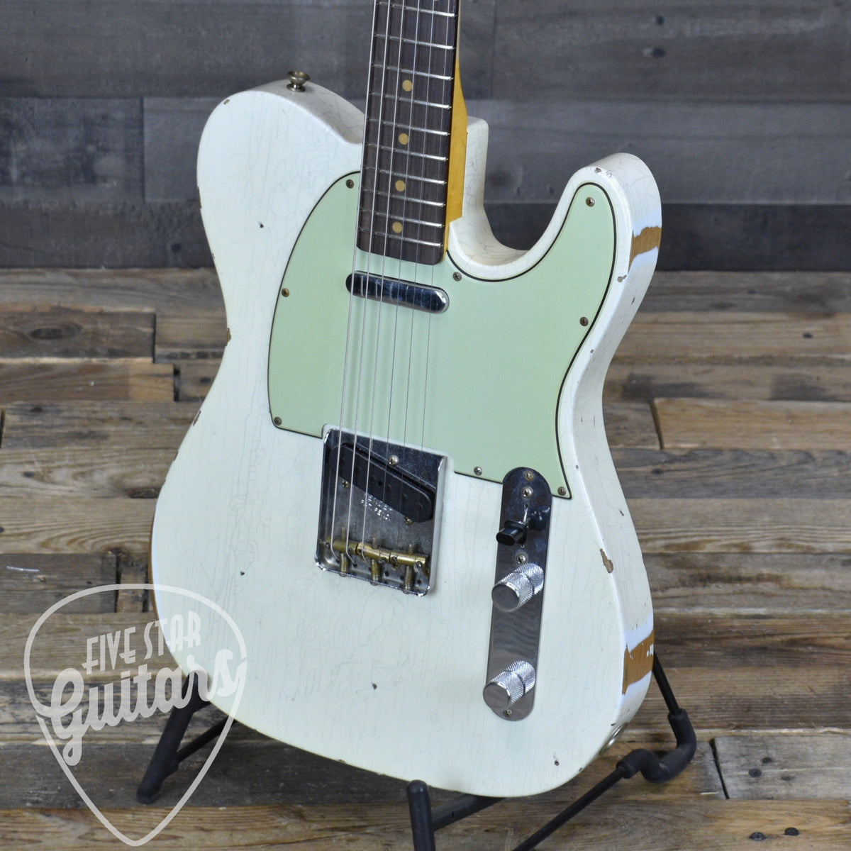 Pre-Owned Fender Custom Shop '61 Telecaster - Aged Olympic White with Hardshell Case