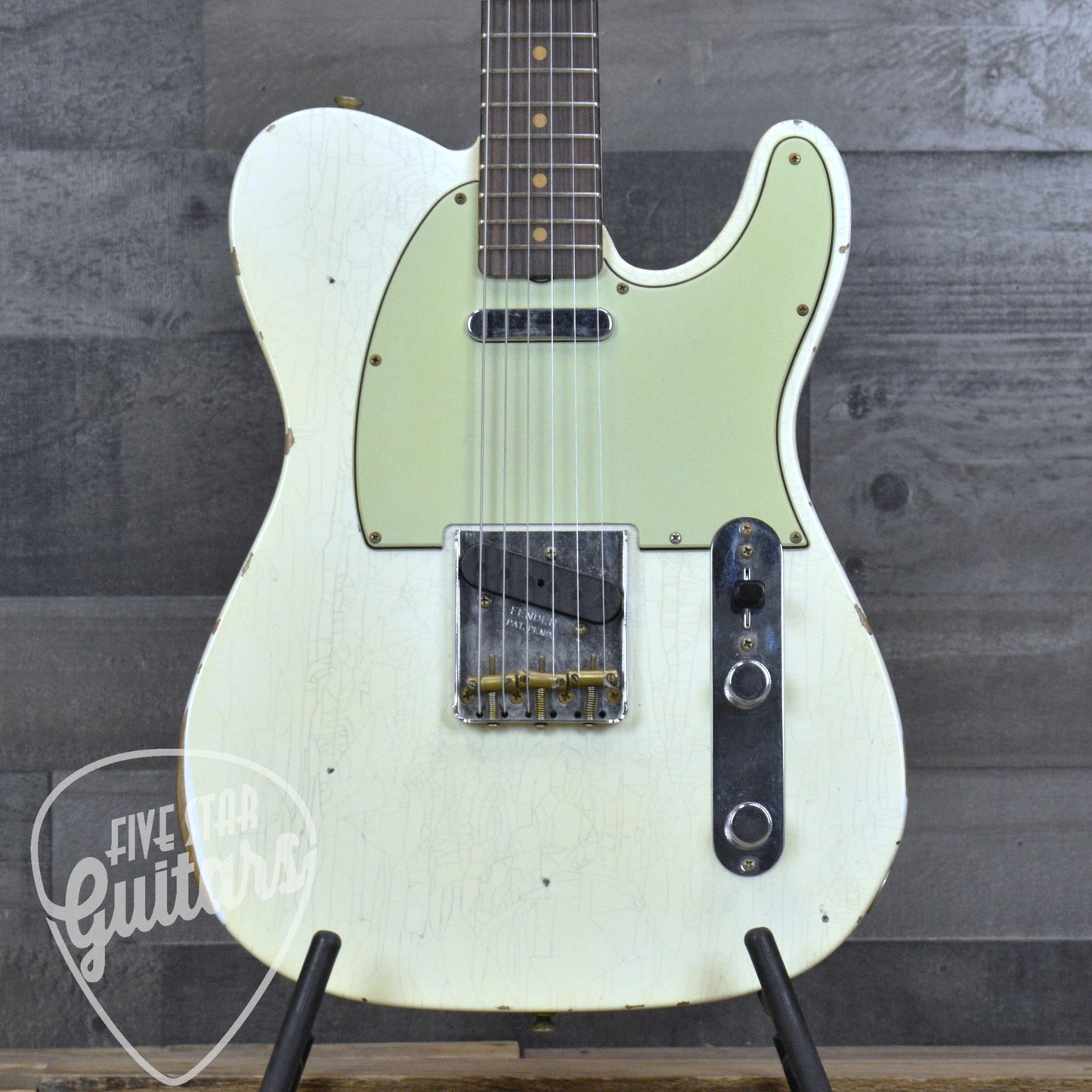 Pre-Owned Fender Custom Shop '61 Telecaster - Aged Olympic White with Hardshell Case
