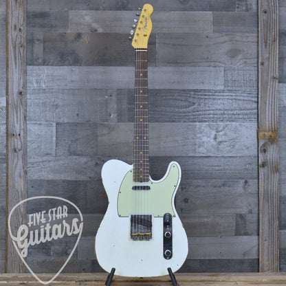 Pre-Owned Fender Custom Shop '63 Telecaster - Aged Olympic White with Hardshell Case