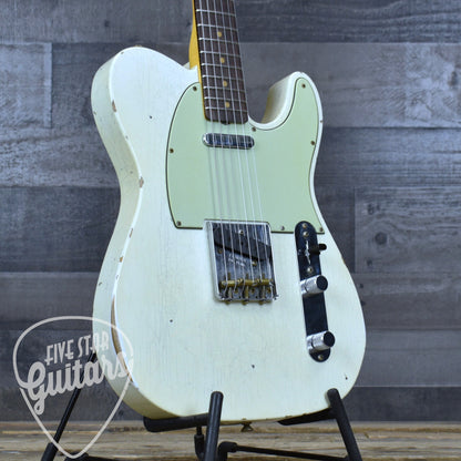 Pre-Owned Fender Custom Shop '63 Telecaster - Aged Olympic White with Hardshell Case