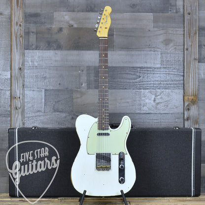Pre-Owned Fender Custom Shop '63 Telecaster - Aged Olympic White with Hardshell Case
