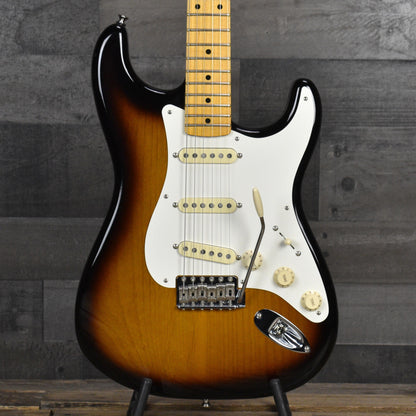 Pre-Owned Fender Eric Johnson Stratocaster Maple - 2 Color Sunburst with Hard Shell Case