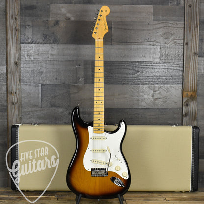Pre-Owned Fender Eric Johnson Stratocaster Maple - 2 Color Sunburst with Hard Shell Case