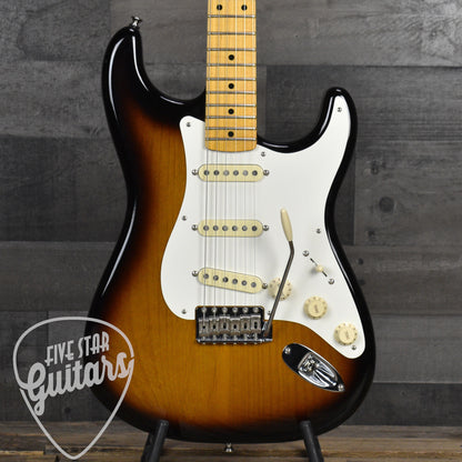 Pre-Owned Fender Eric Johnson Stratocaster Maple - 2 Color Sunburst with Hard Shell Case