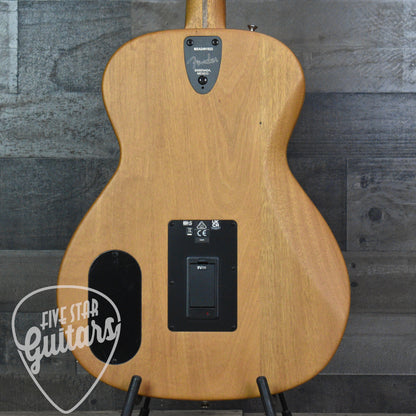 Pre-Owned Fender Highway Series Parlor-Mahogany - Natural with Gigbag