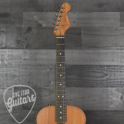 Pre-Owned Fender Highway Series Parlor-Mahogany - Natural with Gigbag