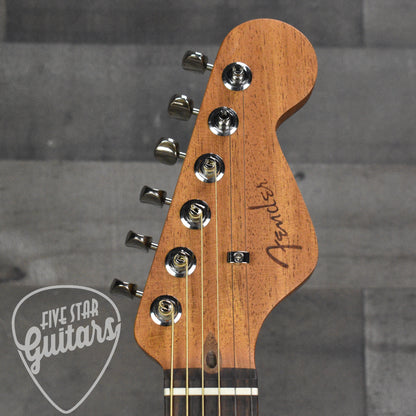 Pre-Owned Fender Highway Series Parlor-Mahogany - Natural with Gigbag