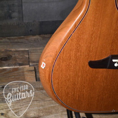 Pre-Owned Fender Highway Series Parlor-Mahogany - Natural with Gigbag