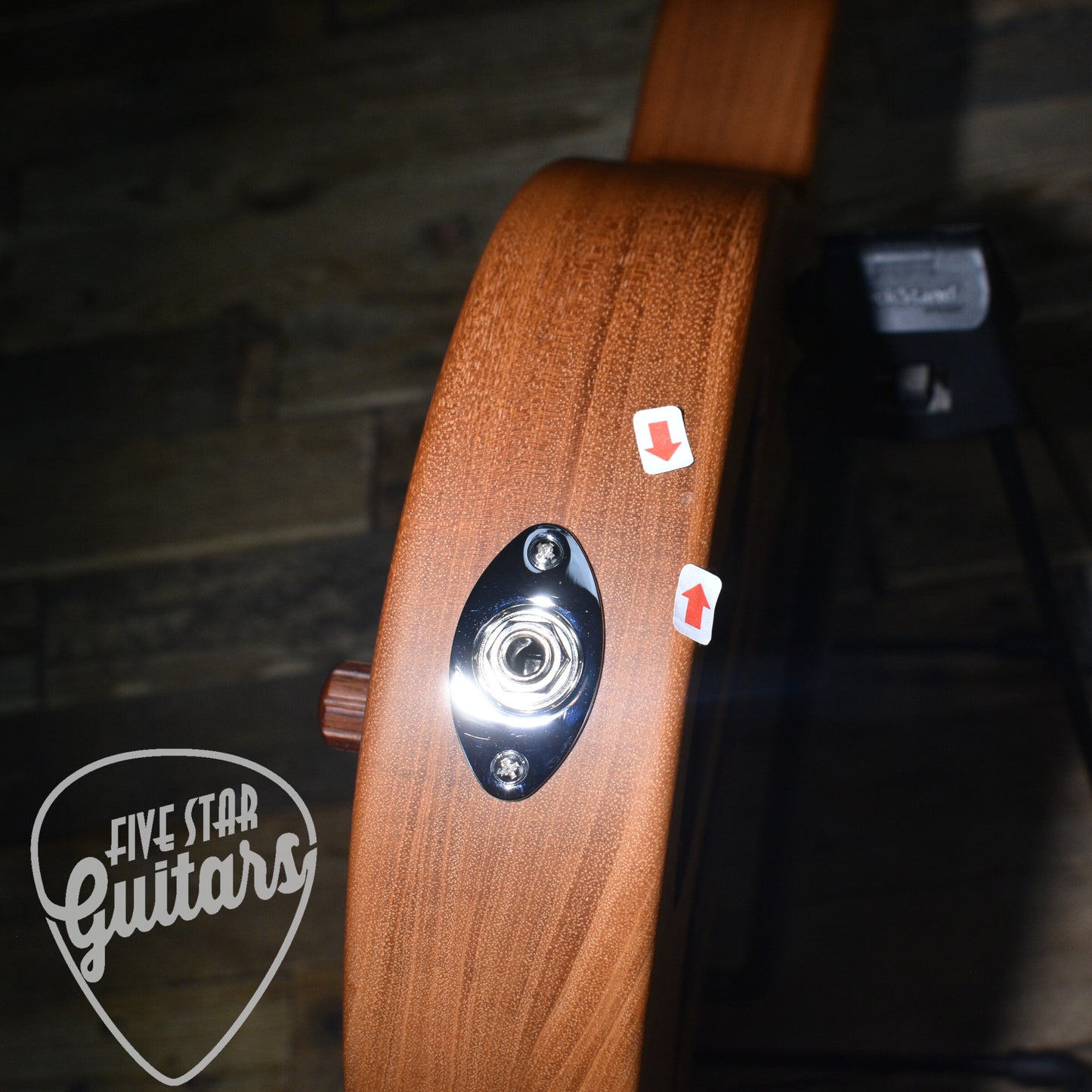 Pre-Owned Fender Highway Series Parlor-Mahogany - Natural with Gigbag