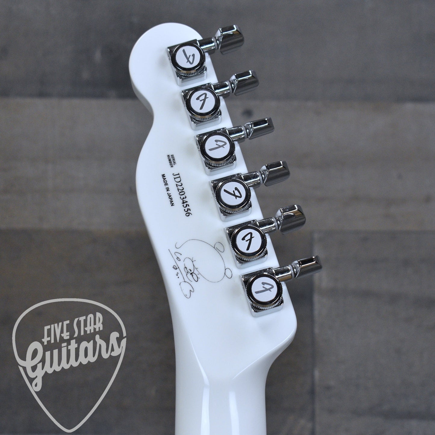 Pre-Owned Fender Japan Silent Siren Telecaster  - Arctic White with Hardshell Case