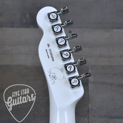 Pre-Owned Fender Japan Silent Siren Telecaster  - Arctic White with Hardshell Case