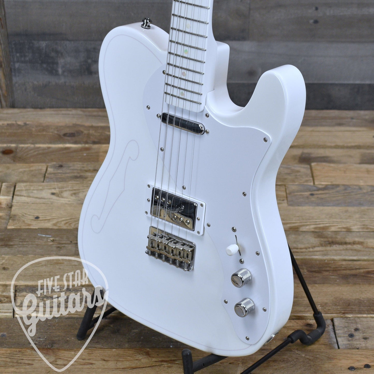 Pre-Owned Fender Japan Silent Siren Telecaster  - Arctic White with Hardshell Case