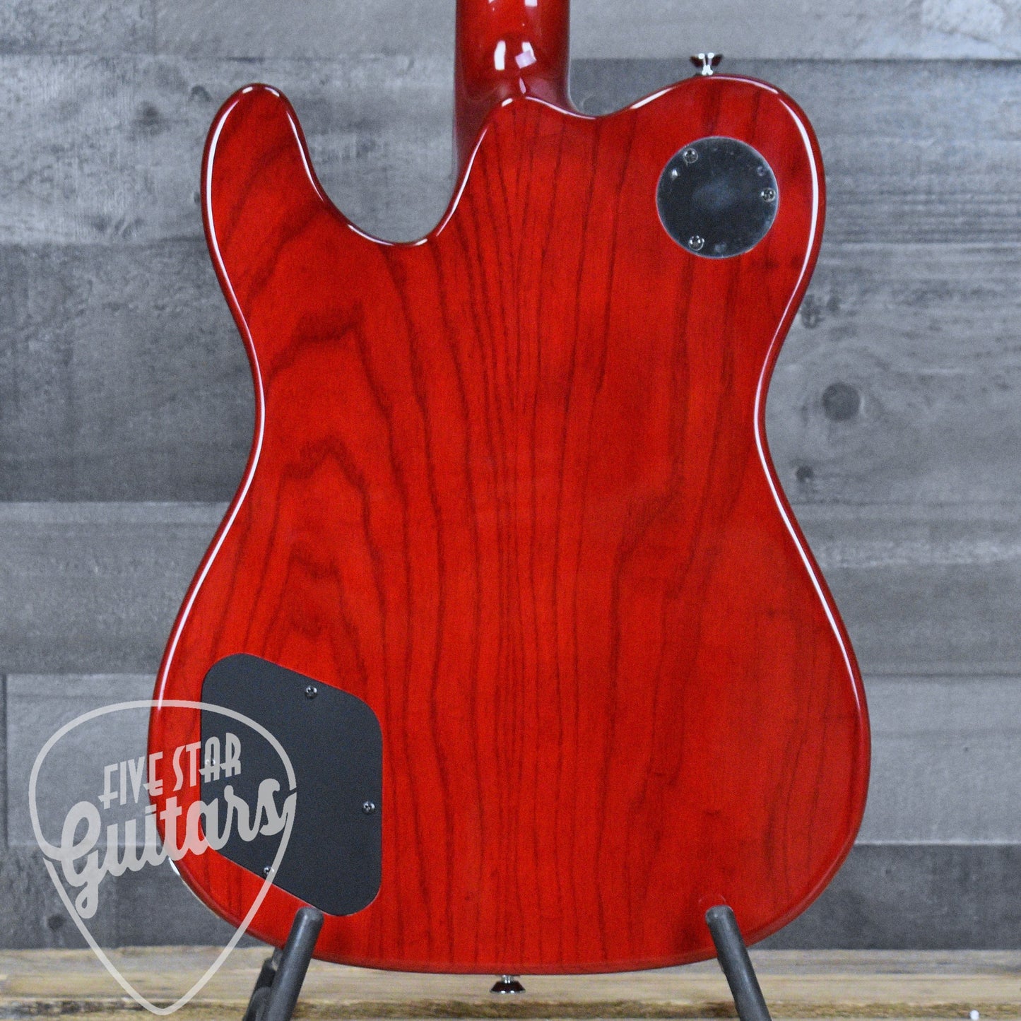 Pre-Owned Fender Jim Adkins Signature JA-90 Telecaster - Crimson Red Transparent