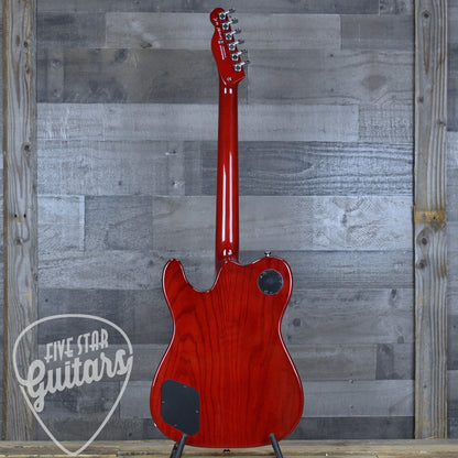 Pre-Owned Fender Jim Adkins Signature JA-90 Telecaster - Crimson Red Transparent