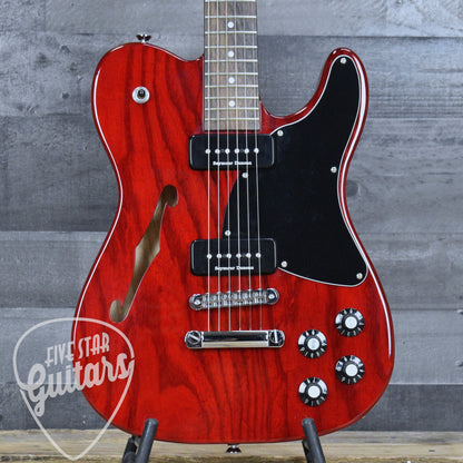 Pre-Owned Fender Jim Adkins Signature JA-90 Telecaster - Crimson Red Transparent