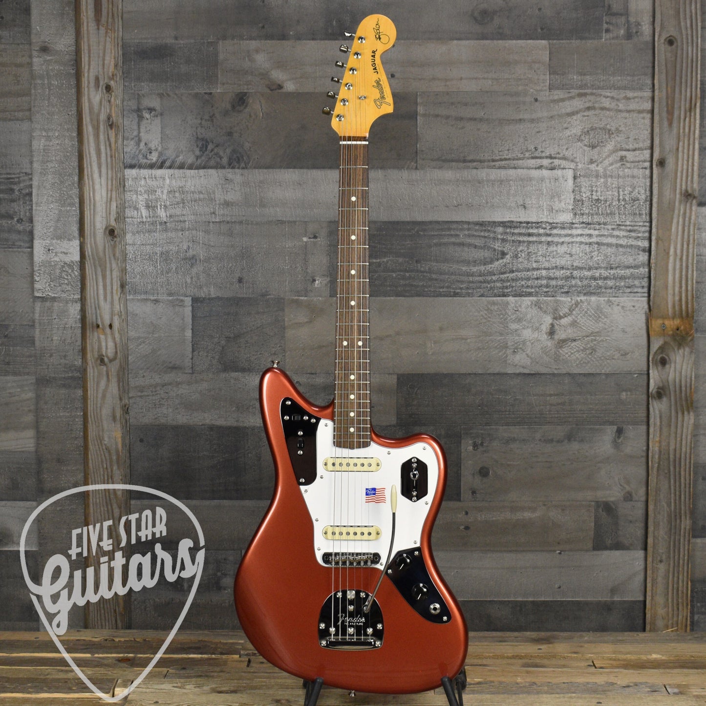 Pre-Owned Fender Johnny Marr Jaguar - Metallic KO with Hard Shell Case