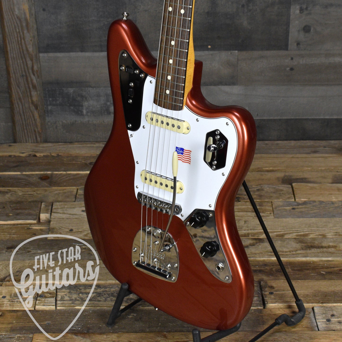 Pre-Owned Fender Johnny Marr Jaguar - Metallic KO with Hard Shell Case