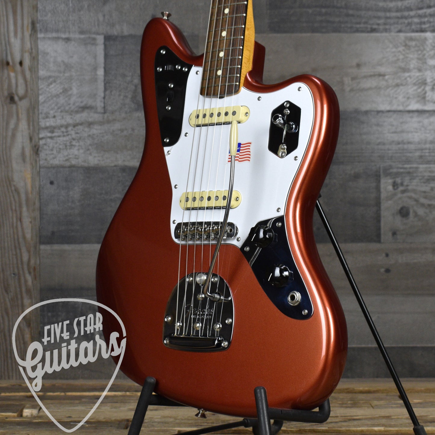 Pre-Owned Fender Johnny Marr Jaguar - Metallic KO with Hard Shell Case