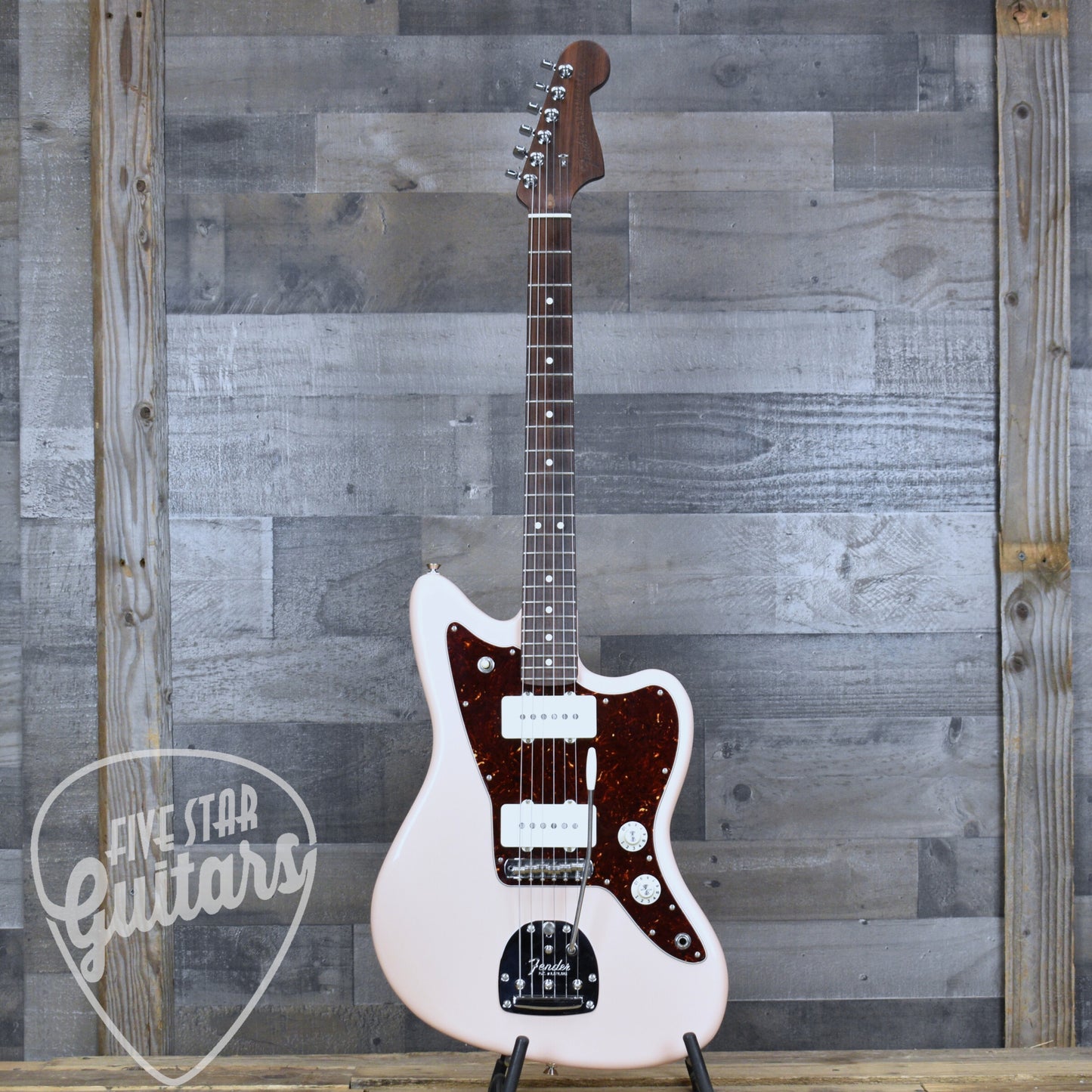Pre-Owned Fender Limited Edition American Professional Jazzmaster Rosewood - Shell Pink with Hard Shell Case
