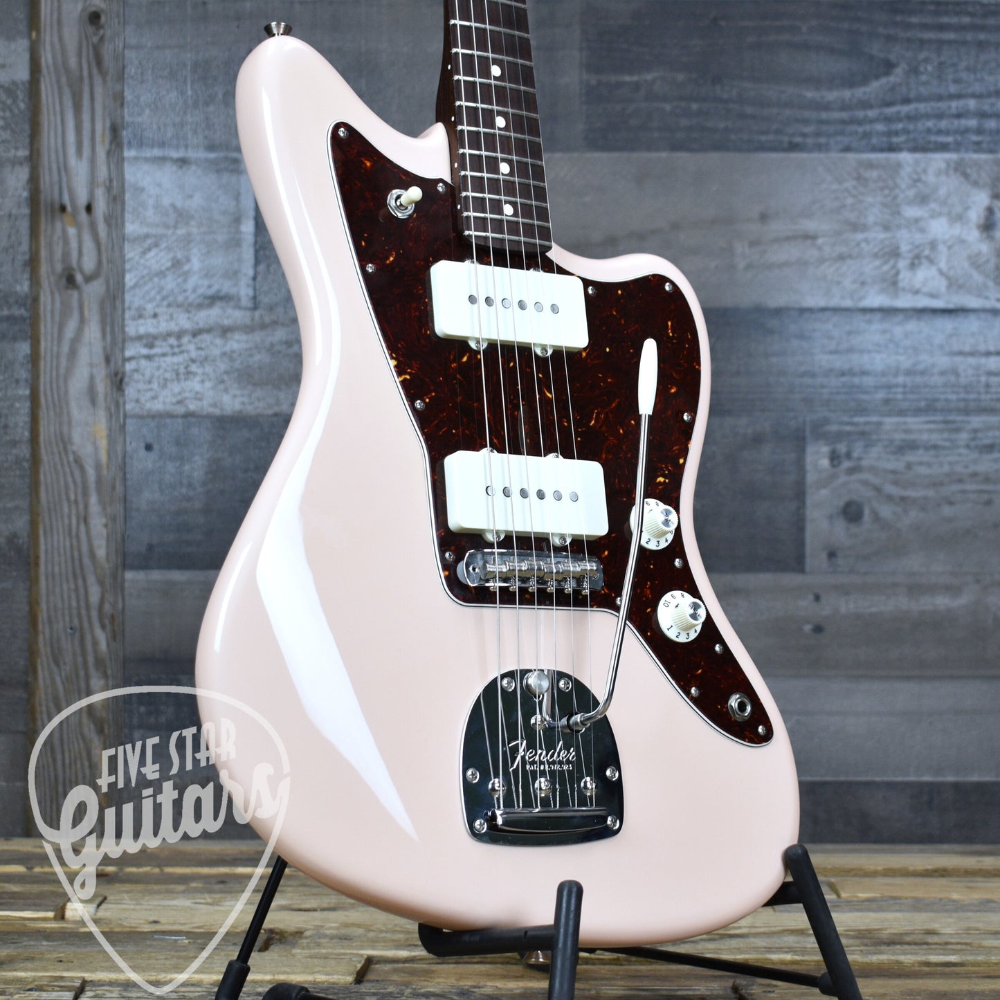 Pre-Owned Fender Limited Edition American Professional Jazzmaster Rosewood - Shell Pink with Hard Shell Case