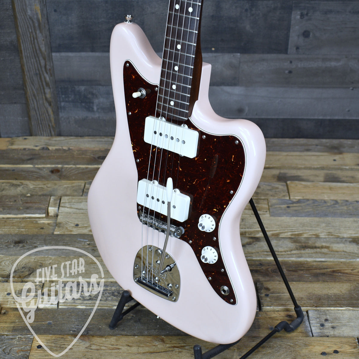 Pre-Owned Fender Limited Edition American Professional Jazzmaster Rosewood - Shell Pink with Hard Shell Case