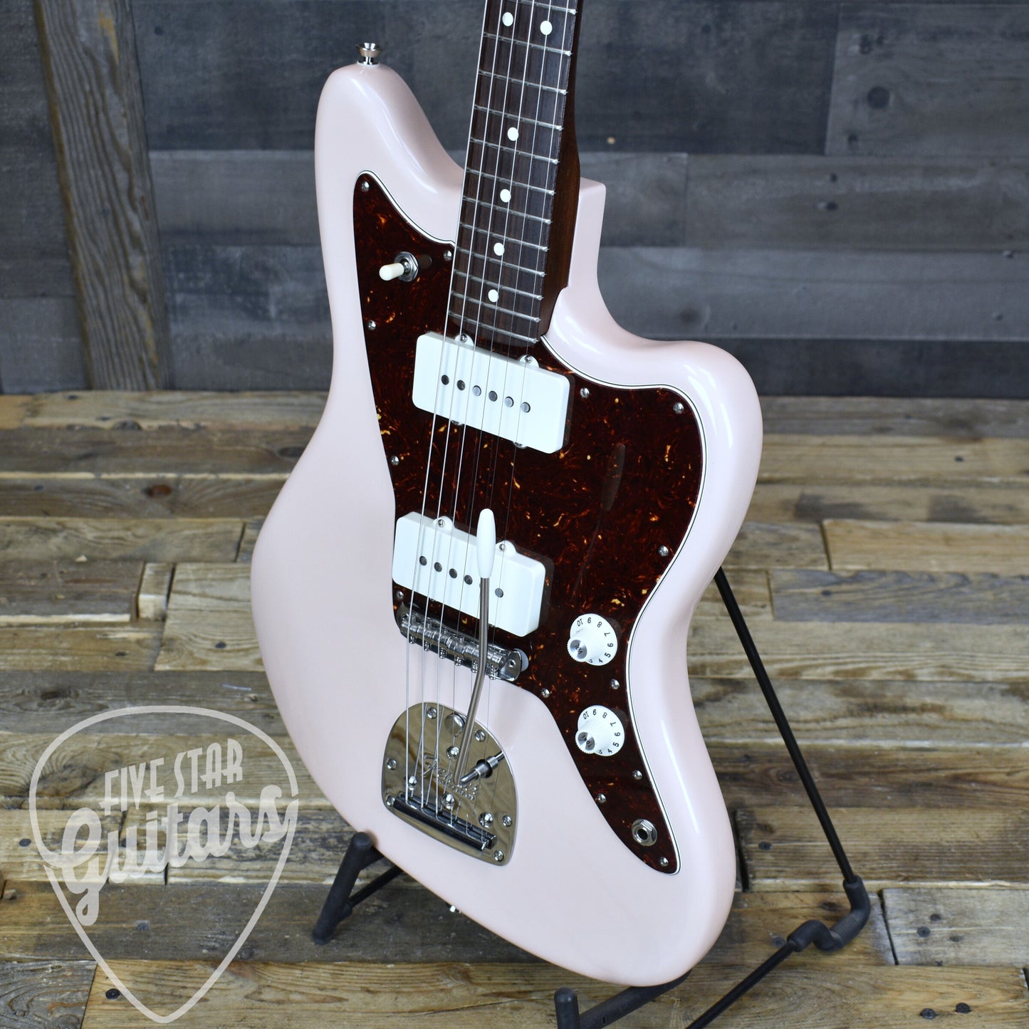 Pre-Owned Fender Limited Edition American Professional Jazzmaster Rosewood - Shell Pink with Hard Shell Case
