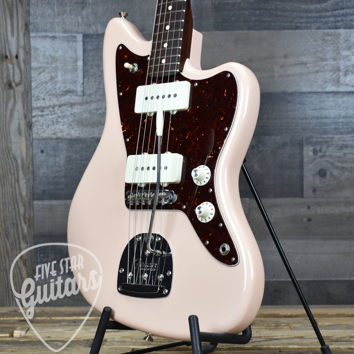 Pre-Owned Fender Limited Edition American Professional Jazzmaster Rosewood - Shell Pink with Hard Shell Case