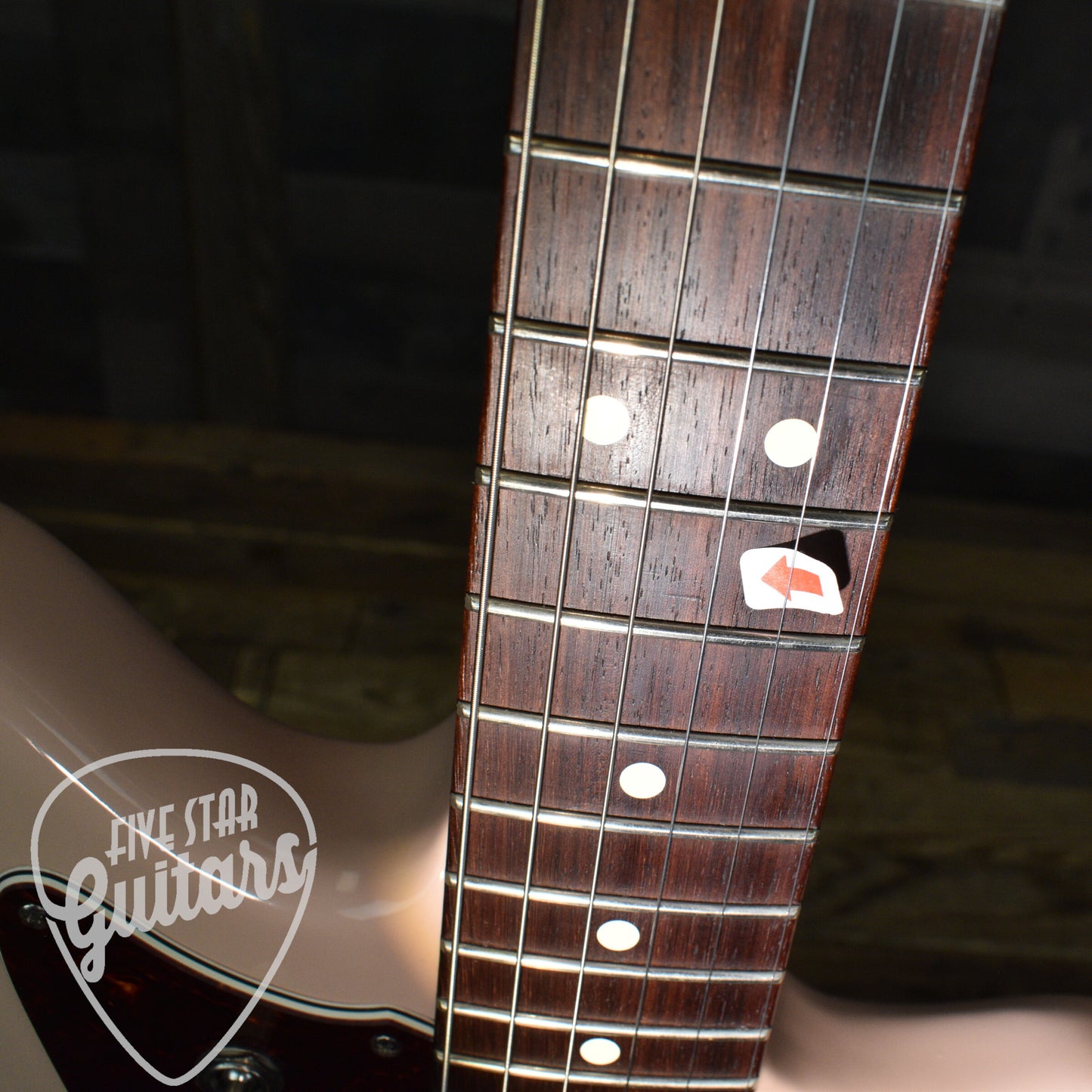 Pre-Owned Fender Limited Edition American Professional Jazzmaster Rosewood - Shell Pink with Hard Shell Case
