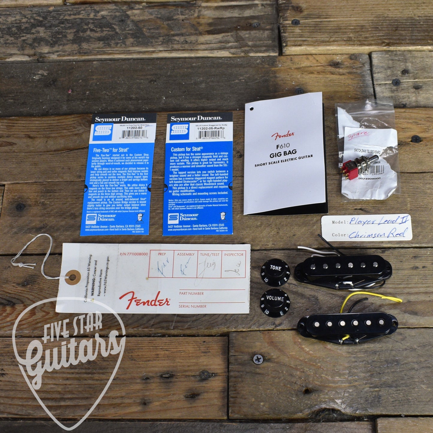 Pre-Owned Fender Player Lead II - Crimson Red with Gig Bag