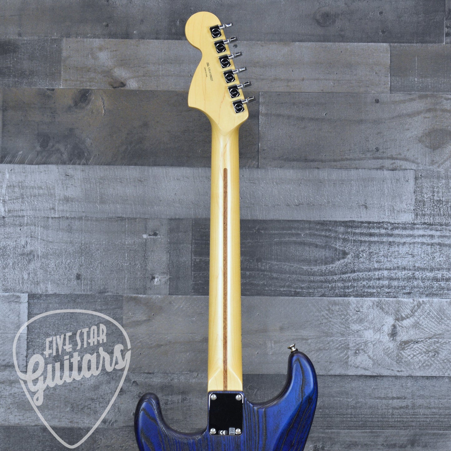 Pre-Owned Fender Limited Edition Sandblasted Stratocaster - Sapphire Blue Transparent with Gigbag