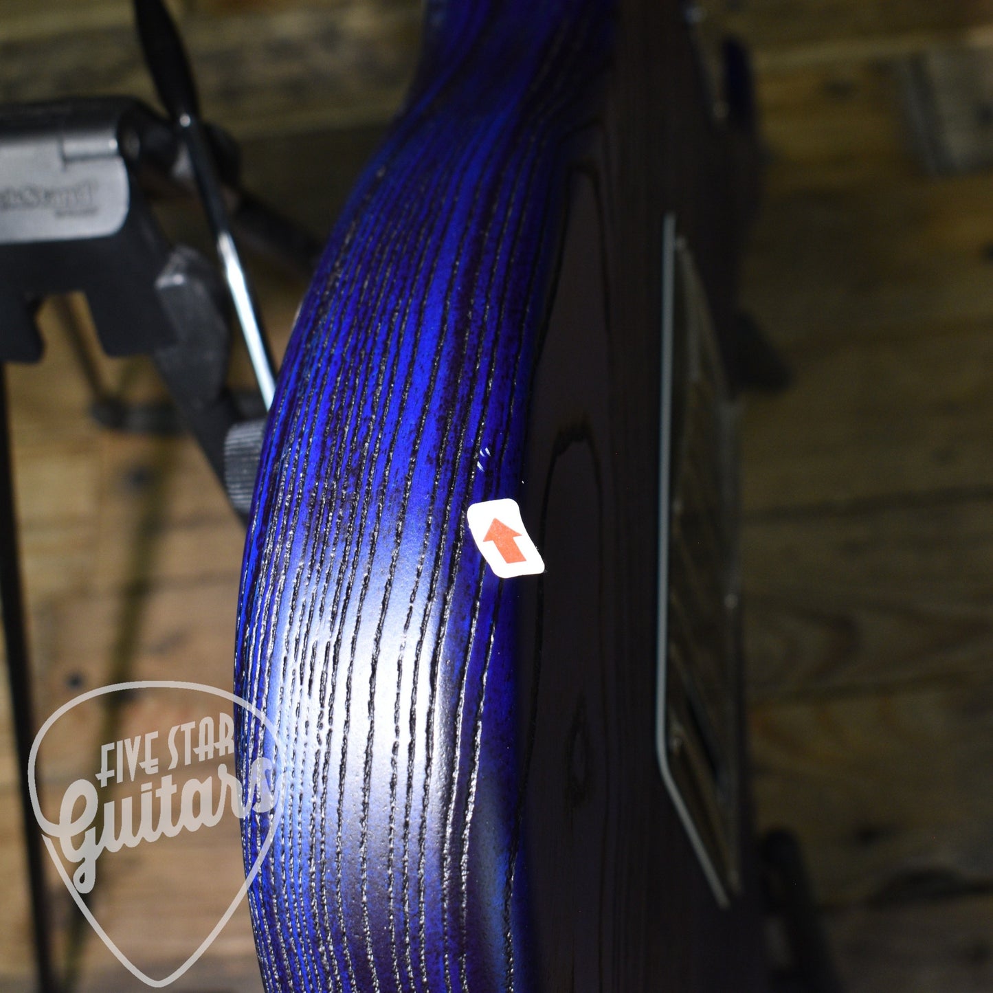 Pre-Owned Fender Limited Edition Sandblasted Stratocaster - Sapphire Blue Transparent with Gigbag