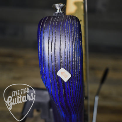 Pre-Owned Fender Limited Edition Sandblasted Stratocaster - Sapphire Blue Transparent with Gigbag