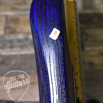 Pre-Owned Fender Limited Edition Sandblasted Stratocaster - Sapphire Blue Transparent with Gigbag