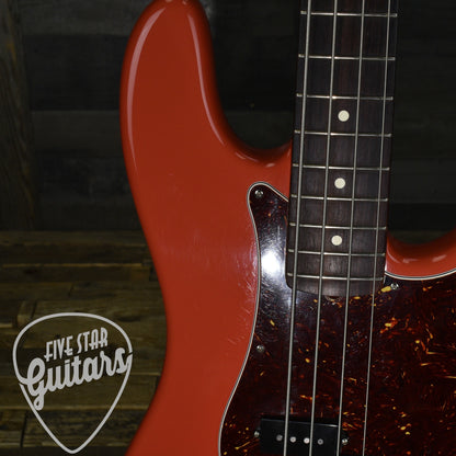 Pre-Owned Fender Mod Shop Precision Bass - Fiesta Red with Hard Shell Case