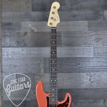 Pre-Owned Fender Mod Shop Precision Bass - Fiesta Red with Hard Shell Case