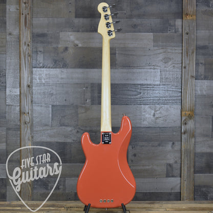 Pre-Owned Fender Mod Shop Precision Bass - Fiesta Red with Hard Shell Case